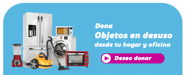 Dona objetos en desuso